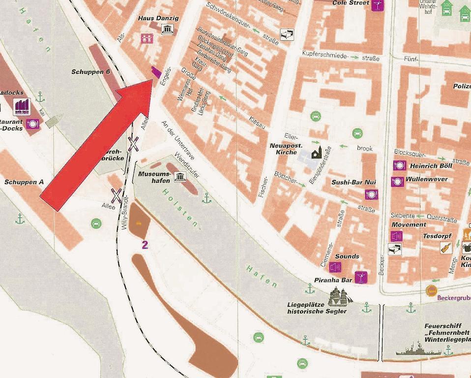 Likedeeler Am Stadthafen Любек Стая снимка